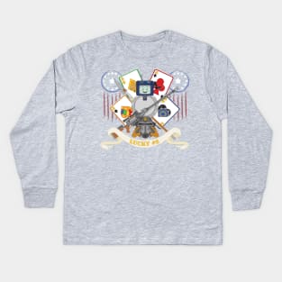 Lucky Number 6 Kids Long Sleeve T-Shirt